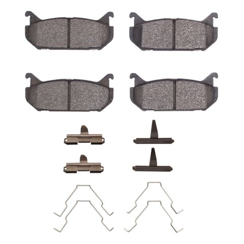 DFC 93-02 Ford Probe Rear 5000 Advanced Ceramic Brake Pads and Hardware Kit