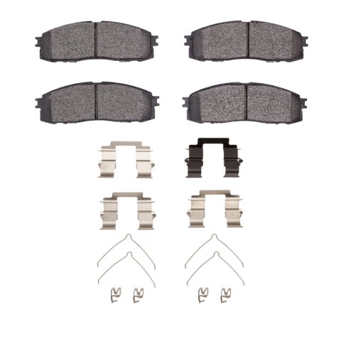DFC 84-87 Toyota Cressida Rear 5000 Advanced Ceramic Brake Pads and Hardware Kit