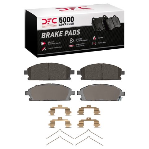 DFC 02-17 Acura MDX Front 5000 Advanced Ceramic Brake Pads and Hardware Kit