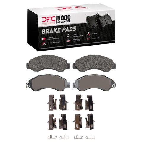 DFC 94-10 UD UD 1200 Front 5000 Advanced Semi Metallic Brake Pads and Hardware Kit