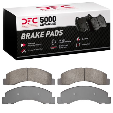 DFC 99-05 Ford F-350 Super Duty 4WD Front 5000 Advanced Semi Metallic Brake Pads