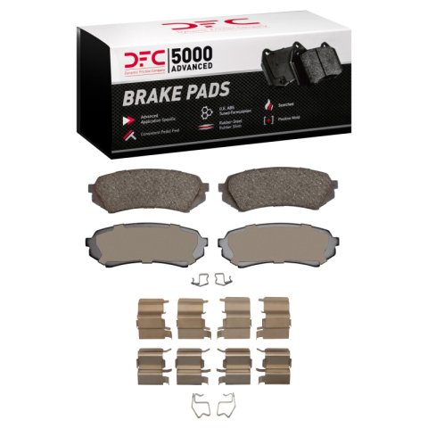 DFC 98-07 Lexus LX470 Rear 5000 Advanced Ceramic Brake Pads and Hardware Kit