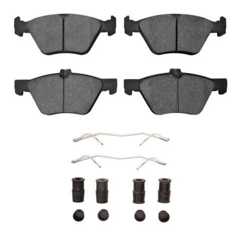 DFC 04-09 Mercedes-Benz E320 Front 5000 Advanced Low Metallic Brake Pads and Hardware Kit