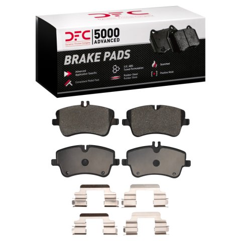 DFC 01-05 Mercedes-Benz C230 Front 5000 Advanced Low Metallic Brake Pads and Hardware Kit