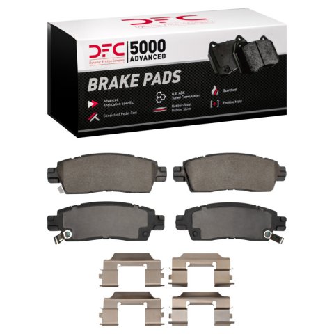 DFC 02-19 Buick Enclave Rear 5000 Advanced Ceramic Brake Pads and Hardware Kit