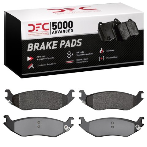 DFC 02-24 Chrysler Aspen Rear 5000 Advanced Semi Metallic Brake Pads