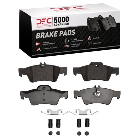 DFC 09-18 Mercedes-Benz SL550 Rear 5000 Advanced Ceramic Brake Pads and Hardware Kit