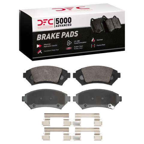 DFC 05-05 Buick Park Avenue Front 5000 Advanced Semi Metallic Brake Pads and Hardware Kit