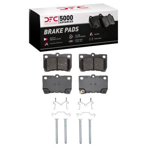 DFC 06-13 Lexus GS350 Rear 5000 Advanced Ceramic Brake Pads and Hardware Kit