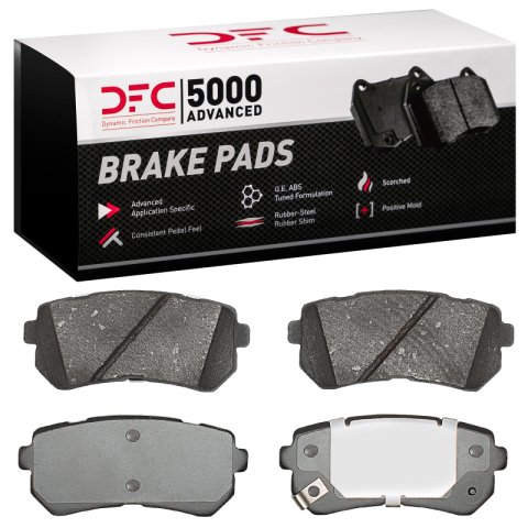 DFC 06-20 Dodge Attitude (Mexico) Rear 5000 Advanced Ceramic Brake Pads