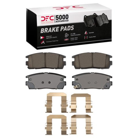 DFC 07-17 Chevrolet Equinox Rear 5000 Advanced Ceramic Brake Pads and Hardware Kit