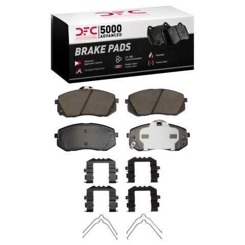 DFC 15-15 Hyundai Sonata Front 5000 Advanced Ceramic Brake Pads and Hardware Kit