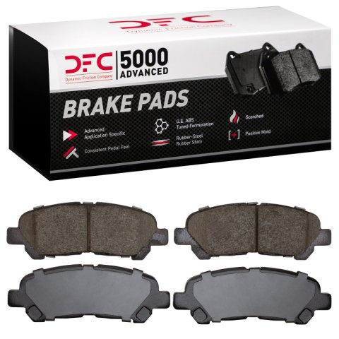 DFC 08-13 Toyota Highlander Rear 5000 Advanced Ceramic Brake Pads