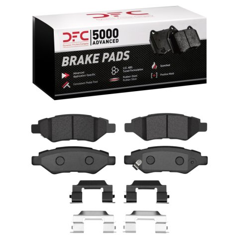 DFC 08-16 Cadillac CTS Rear 5000 Advanced Ceramic Brake Pads and Hardware Kit
