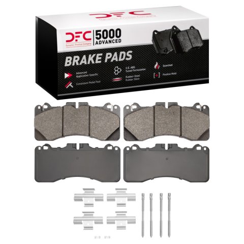 DFC 10-25 Lexus GS F Front 5000 Advanced Low Metallic Brake Pads and Hardware Kit