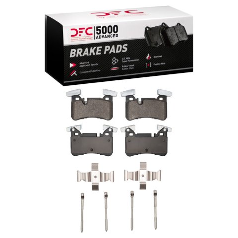 DFC 10-18 Mercedes-Benz E63 AMG Rear 5000 Advanced Low Metallic Brake Pads and Hardware Kit