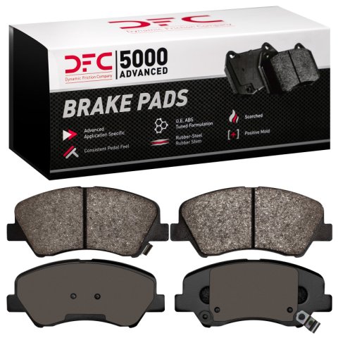 DFC 12-25 Dodge Attitude (Mexico) Front 5000 Advanced Ceramic Brake Pads