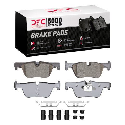 DFC 12-21 BMW 428I xDrive Coupe & CONVERTIBLE Rear 5000 Advanced Ceramic Brake Pads and Hardware Kit