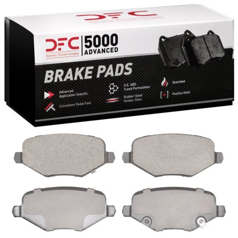 DFC 09-16 Chrysler Town & Country Rear 5000 Advanced Ceramic Brake Pads
