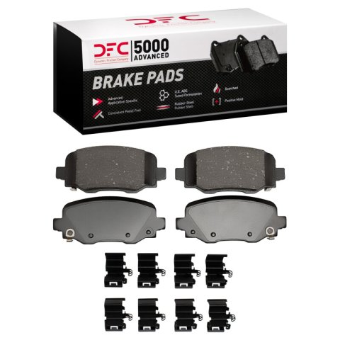 DFC 14-23 Chrysler 200 Rear 5000 Advanced Ceramic Brake Pads and Hardware Kit