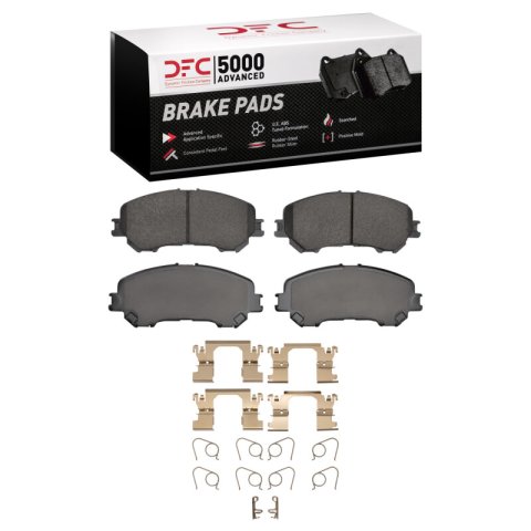 DFC 14-23 Nissan Qashqai (Canada) Front 5000 Advanced Ceramic Brake Pads and Hardware Kit