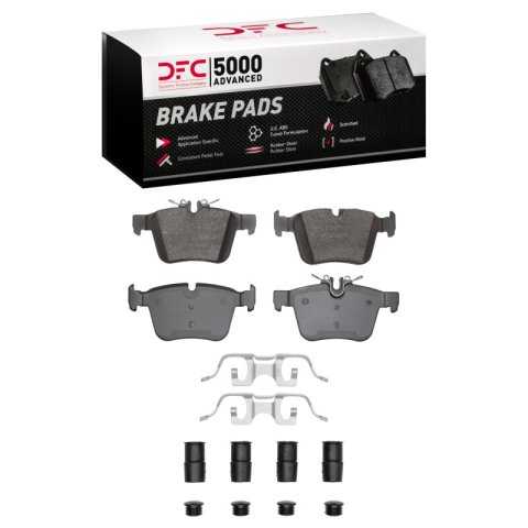 DFC 15-23 Mercedes-Benz C300 Sedan Rear 5000 Advanced Ceramic Brake Pads and Hardware Kit