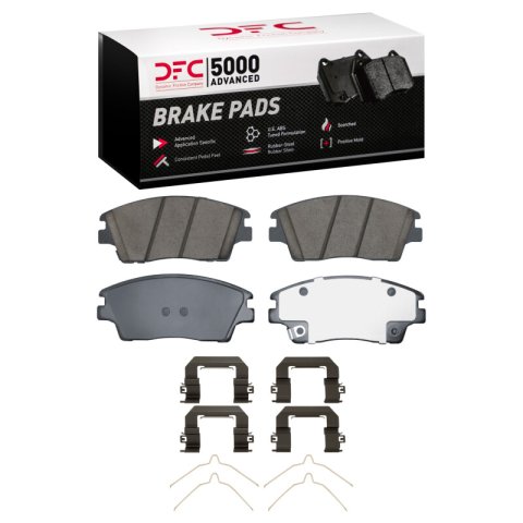 DFC 17-22 Kia Sportage (USA/Canada) Front 5000 Advanced Ceramic Brake Pads and Hardware Kit