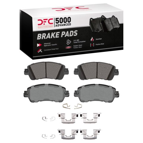 DFC 16-25 Mazda 2 (Mexico) Front 5000 Advanced Ceramic Brake Pads and Hardware Kit