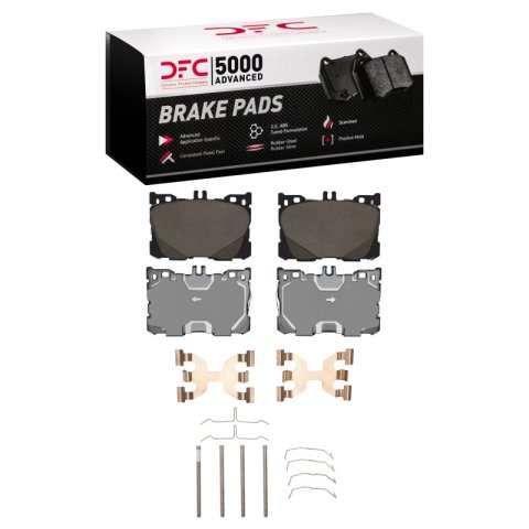 DFC 16-23 Mercedes-Benz GLC300 Front 5000 Advanced Ceramic Brake Pads and Hardware Kit