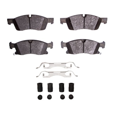 DFC 12-20 Dodge Durango Front 5000 Advanced Low Metallic Brake Pads and Hardware Kit