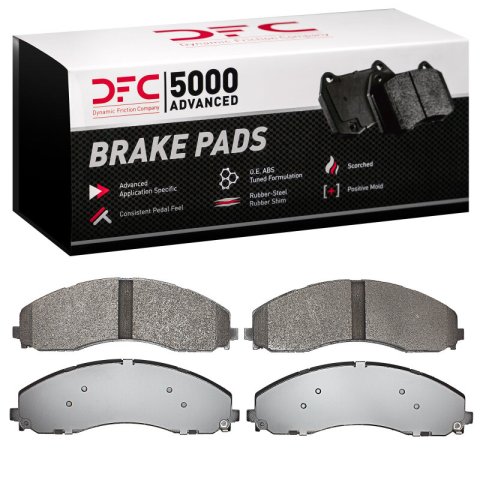 DFC 17-24 Ford F-550 Super Duty Front/Rear 5000 Advanced Semi Metallic Brake Pads