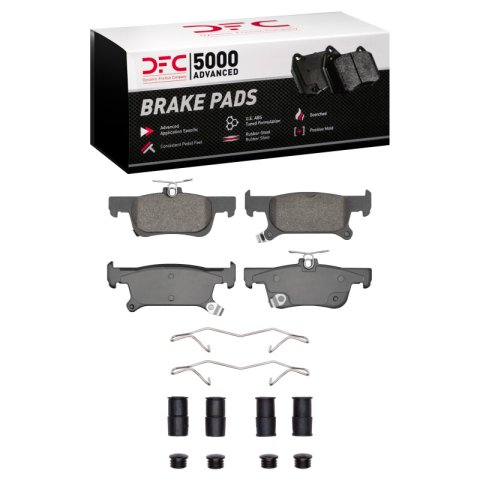 DFC 17-18 Buick Envision Rear 5000 Advanced Ceramic Brake Pads and Hardware Kit