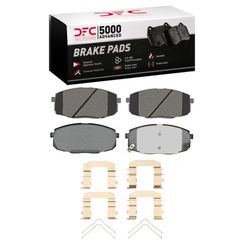 DFC 10-24 Kia Seltos (Mexico) Front 5000 Advanced Ceramic Brake Pads and Hardware Kit