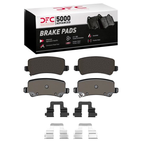 DFC 16-17 Hyundai Azera Rear 5000 Advanced Ceramic Brake Pads and Hardware Kit