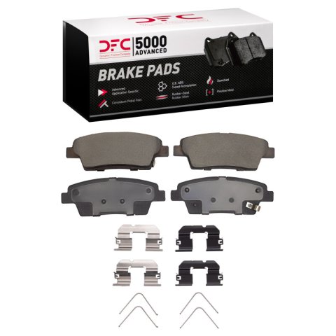 DFC 18-20 Genesis G80 Rear 5000 Advanced Ceramic Brake Pads and Hardware Kit
