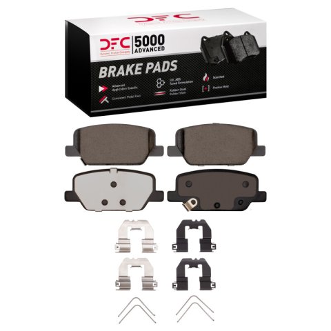 DFC 19-25 Hyundai Palisade Rear 5000 Advanced Ceramic Brake Pads and Hardware Kit