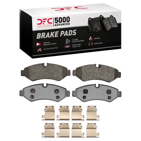 DFC 19-25 Mercedes-Benz Sprinter 2500 Rear 5000 Advanced Semi Metallic Brake Pads and Hardware Kit