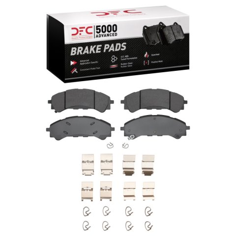 DFC 19-25 Ford Bronco Front 5000 Advanced Ceramic Brake Pads and Hardware Kit