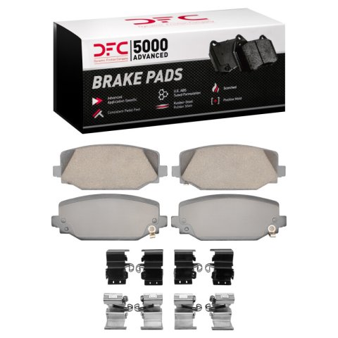 DFC 21-25 Jeep Grand Cherokee L Rear 5000 Advanced Ceramic Brake Pads and Hardware Kit