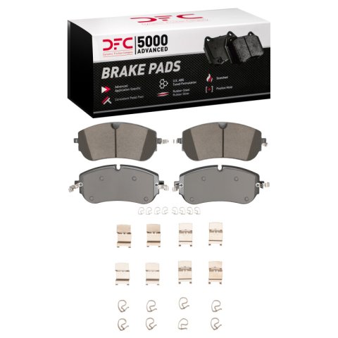 DFC 21-24 Jaguar E-Pace Front 5000 Advanced Ceramic Brake Pads and Hardware Kit