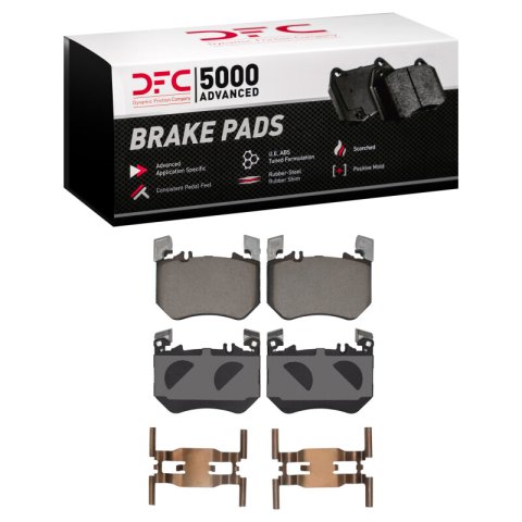 DFC 22-25 Mercedes-Benz GLC300 Front 5000 Advanced Ceramic Brake Pads and Hardware Kit