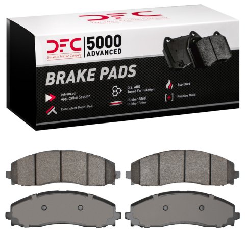 DFC 23-25 Ford F-250 2WD (Super Duty) Rear 5000 Advanced Semi Metallic Brake Pads