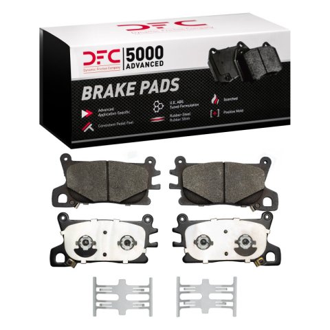 DFC 23-25 Hyundai Ioniq 5 N Front 5000 Advanced Low Metallic Brake Pads and Hardware Kit
