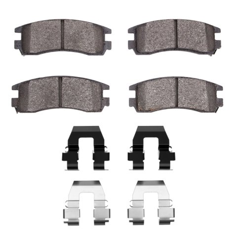 DFC 91-99 Buick Park Avenue Rear 5000 Advanced Semi Metallic Brake Pads and Hardware Kit
