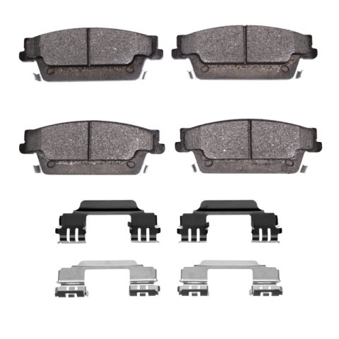 DFC 04-09 Cadillac SRX Rear 5000 Advanced Ceramic Brake Pads and Hardware Kit