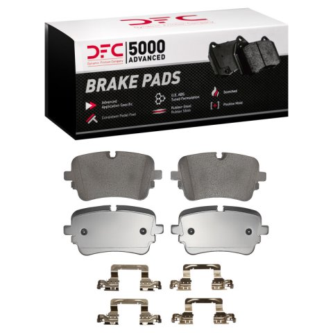 DFC 20-25 Audi S6 Rear 5000 Advanced Low Metallic Brake Pads and Hardware Kit