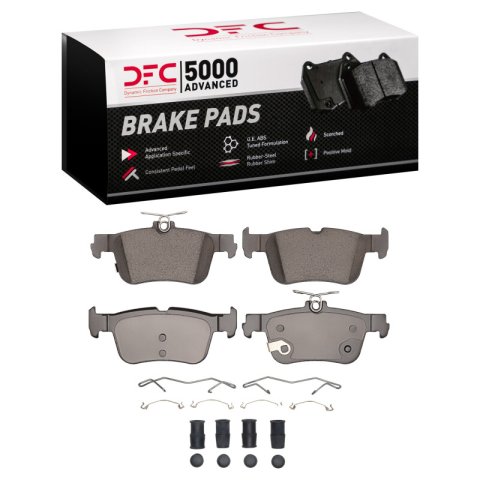 DFC 25-25 Ford Escape Rear 5000 Advanced Ceramic Brake Pads and Hardware Kit