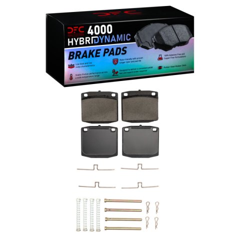 DFC 74-82 Honda Civic Front 4000 HybriDynamic Brake Pads and Hardware Kit