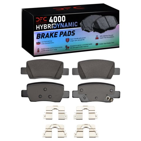 DFC 21-25 Kia Seltos (USA/Canada) Rear 4000 HybriDynamic Brake Pads and Hardware Kit