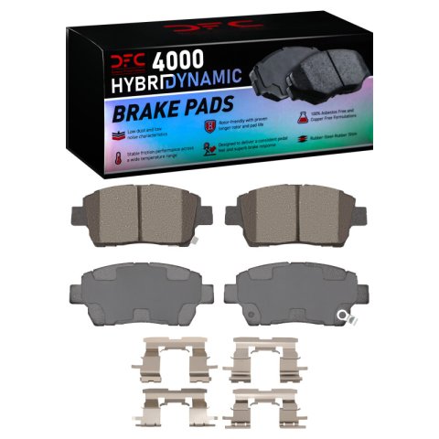 DFC 00-15 Scion IQ Front 4000 HybriDynamic Brake Pads and Hardware Kit